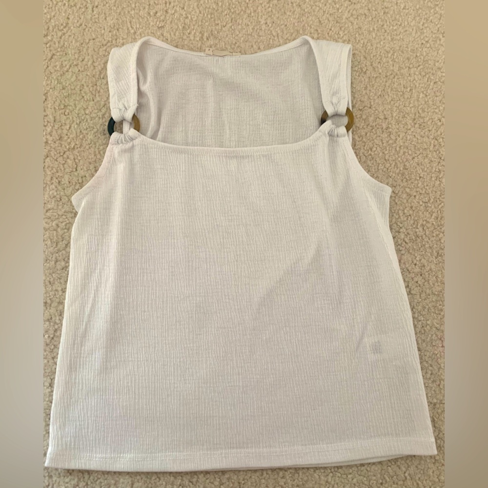 SO White Linen Top